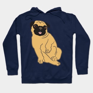 Adorable Fawn Pug Hoodie